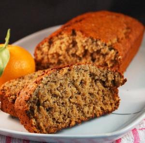 Мандариновый кекс с маком