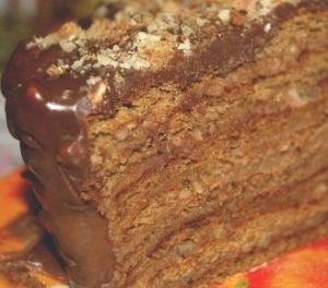Шоколадный торт "Вкус детства"