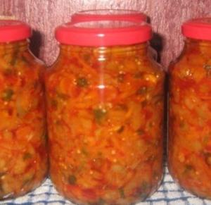 Кубанский салат на зиму