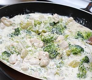 Курица с брокколи