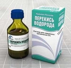 Перекись водорода от нежелательных волос