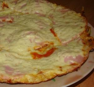Пицца из макарон