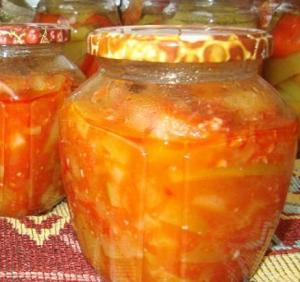Языки из кабачков