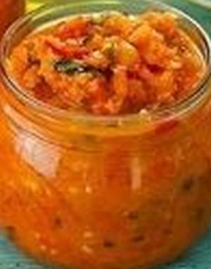 Икра из болгарского перца и зеленых помидоров на зиму