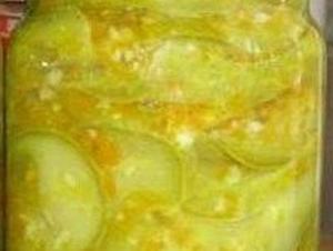 Кабачки в остром соусе на зиму