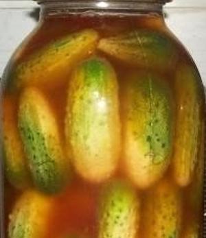 Маринованные огурцы с кетчупом на зиму