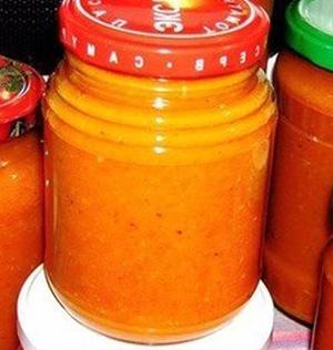Острый домашний соус на зиму