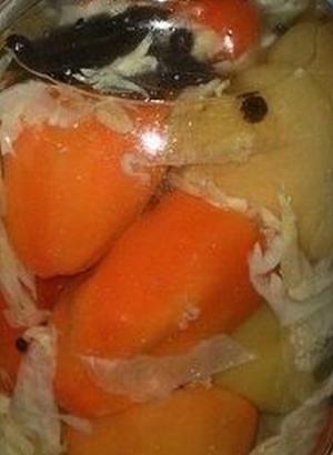 Фаршированные перцы с капустой на зиму