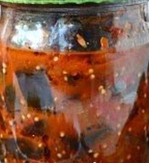 Баклажаны по-грузински на зиму