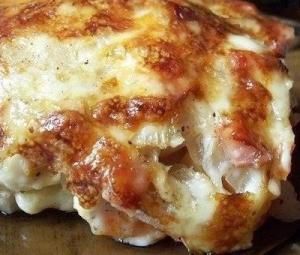 Картофель с ветчиной