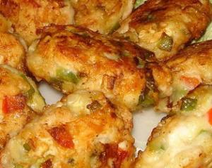Куриные котлеты с кабачком