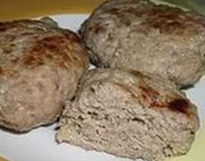 Мясные котлеты с кабачком