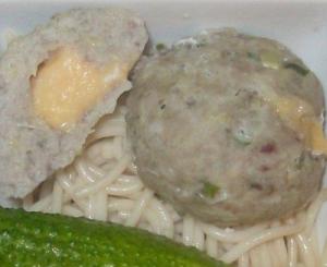 Рыбные котлеты с кабачками