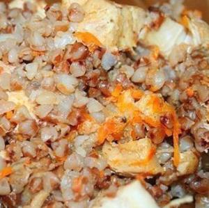 Гречка с курицей в мультиварке