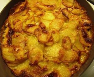Картофель с чесноком и сливками
