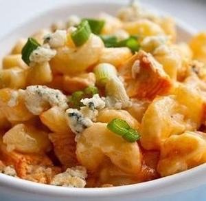 Макароны с сыром и курицей
