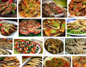 Рецепты из баклажанов вкусные и простые