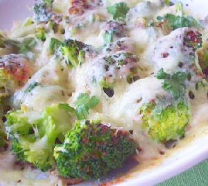 Брокколи запеченная с сыром