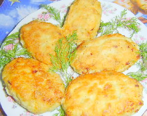Рыбные котлеты в духовке