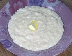 Рисовая молочная каша в мультиварке